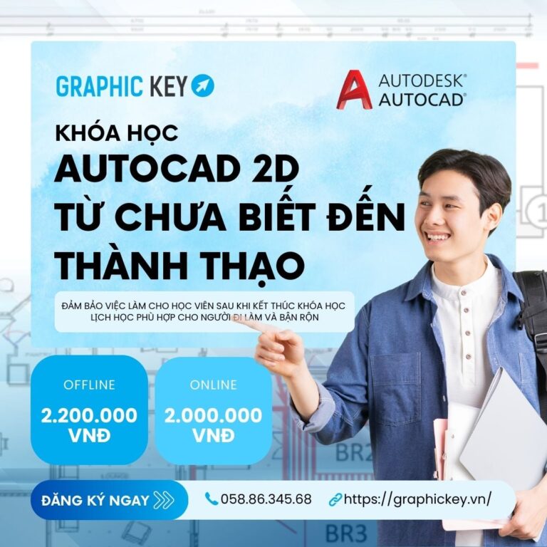 Khóa học Autocad 2D từ chưa biết đến thành thạo