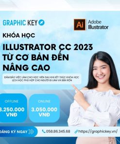 Khóa học ILLUSTRATOR CC 2023 TỪ CƠ BẢN ĐẾN NÂNG CAO | Graphic Key