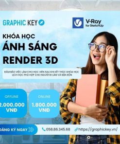 Khóa học ánh sáng render 3D | Graphickey
