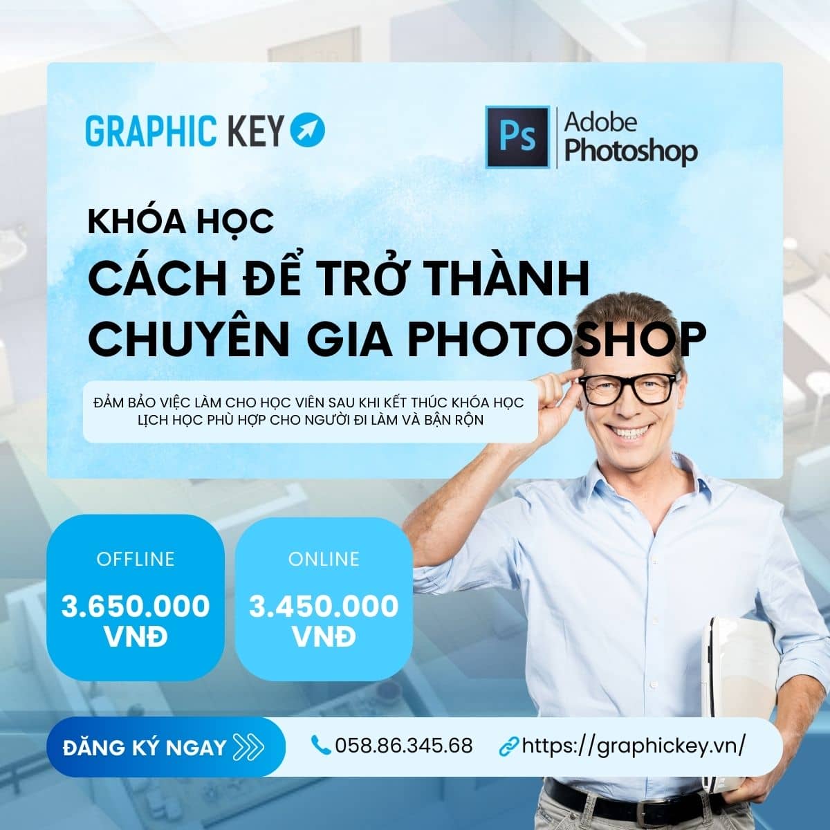 Cách để trở thành Chuyên gia Photoshop | Graphickey