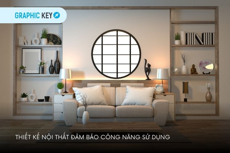 yêu cầu đảm bảo công năng sử dụng nội thất