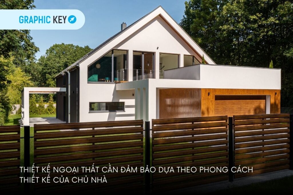 thiết kế ngoại thất dựa theo phong cách thiết kế