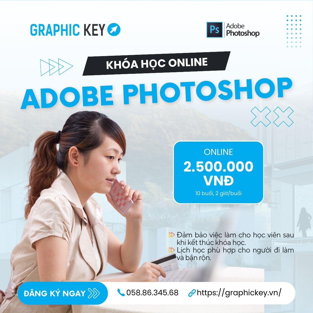 Khóa Online Adobe Photoshop - Graphic Key