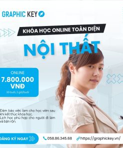 Khóa Online Toàn Diện Nội Thất - Graphic Key