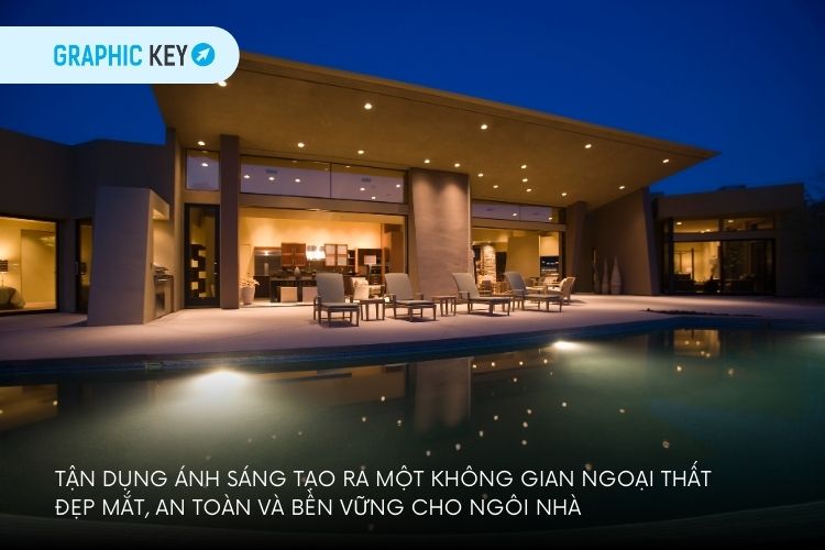 nguyên lý ánh sáng trong thiết kế ngoại thất