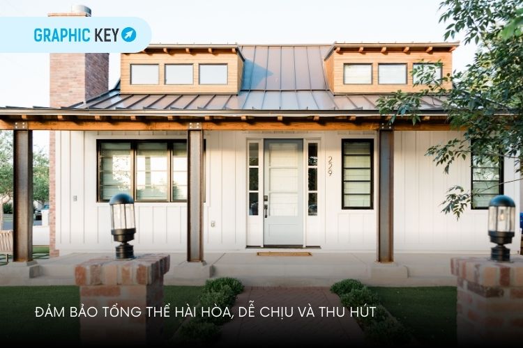 tính hài hòa trong thiết kế ngoại thất