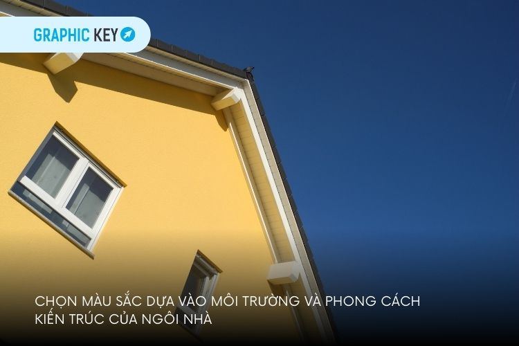 Chọn màu sắc trong thiết kế ngoại thất