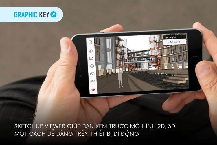 xem file sketchup trên mobile