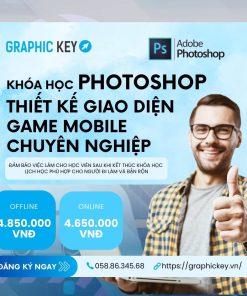 Khóa học Photoshop thiết kế giao diện game mobile chuyên nghiệp | Graphickey