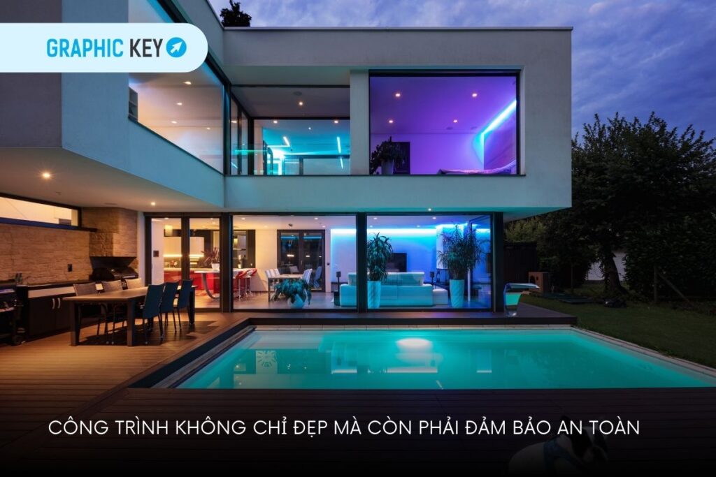 thiết kế nội thất cần đảm bảo tính an toàn và bảo mật