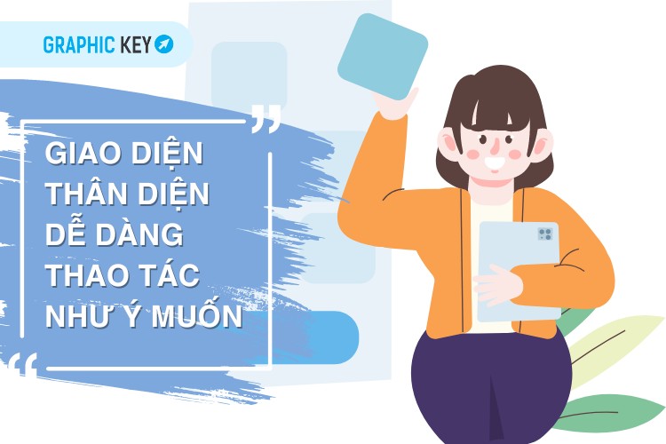 giao diện sketchup thân thiện trân ipad