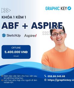 Khóa 1 Kèm 1 ABF ASPIRE xuất File CNC | Graphic Key