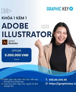 Khóa 1 Kèm 1 Adobe Illustrator | Graphic Key