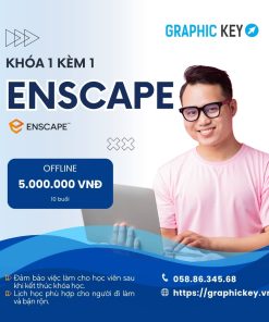 Khóa 1 Kèm 1 Enscape | Graphic Key