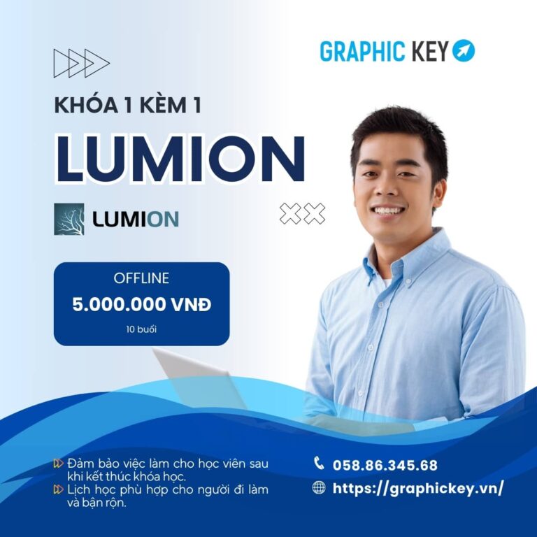 Khóa 1 Kèm 1 Lumion | Graphic Key