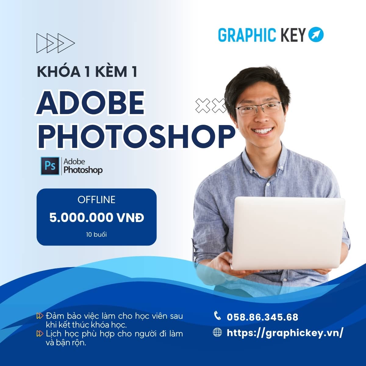 Khóa 1 Kèm 1 Photoshop | Graphic Key
