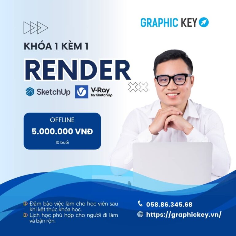 Khóa 1 Kềm 1 Render | Graphic Key
