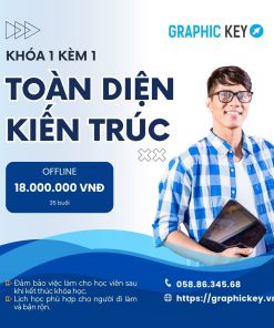 Khóa 1 Kèm 1 Thiết Kế Kiến Trúc | Graphic Key