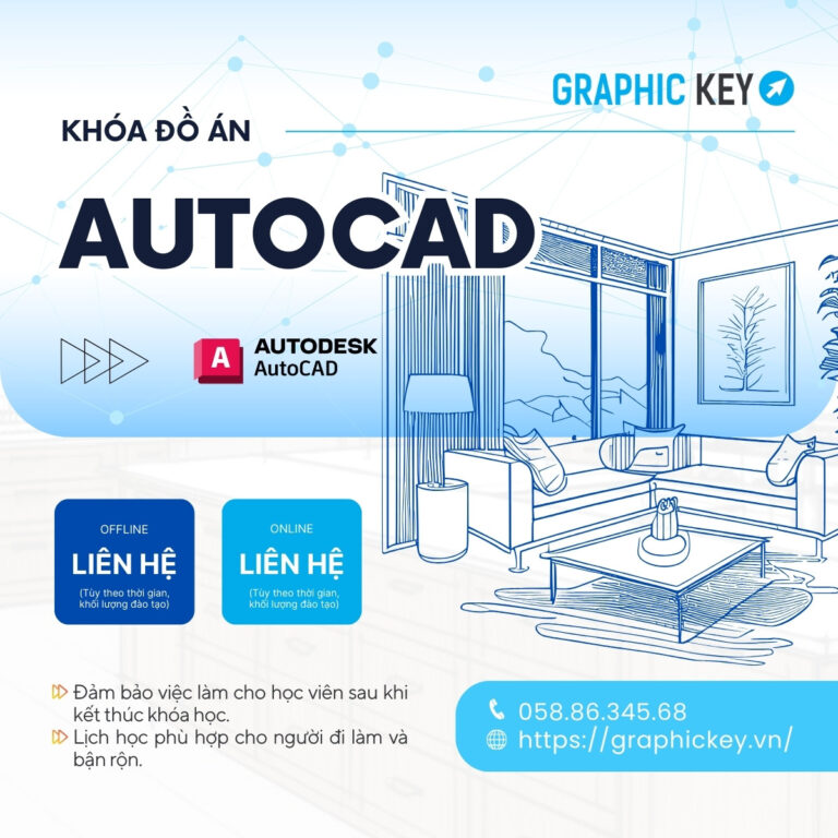 Khóa Đồ Án Autocad | Graphic Key