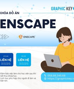 Khóa Đồ Án Enscape | Graphic Key
