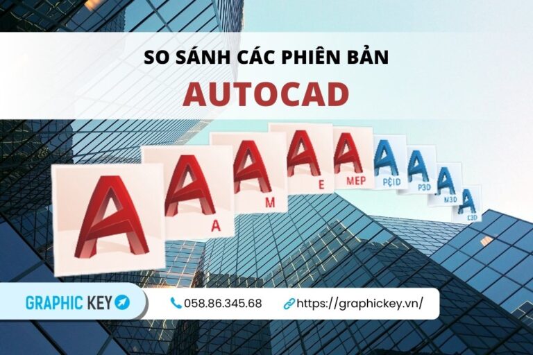 so sánh các phiên bản autocad