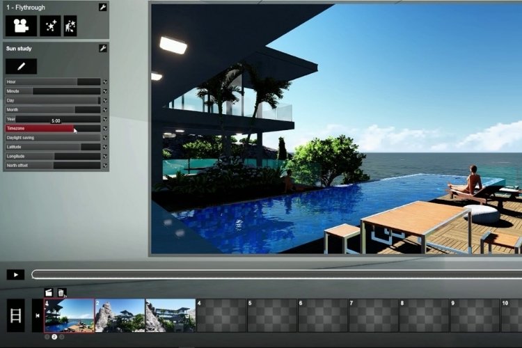 Thiết lập camera và hiệu ứng trong lumion