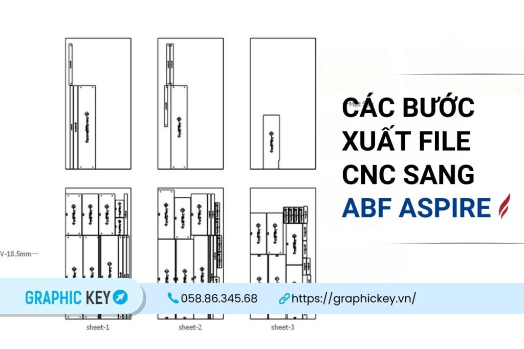 Các bước cơ bản để xuất file CNC từ ABF Aspire