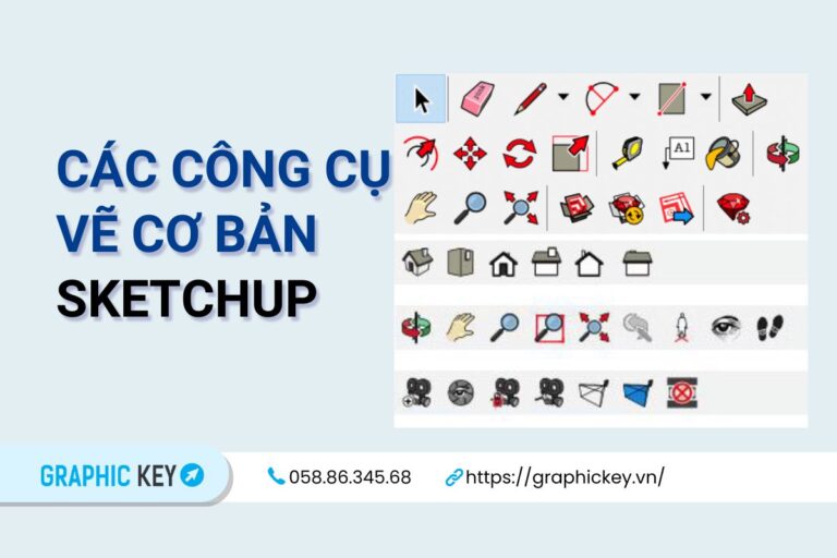 Các công cụ vẽ cơ bản SketchUp