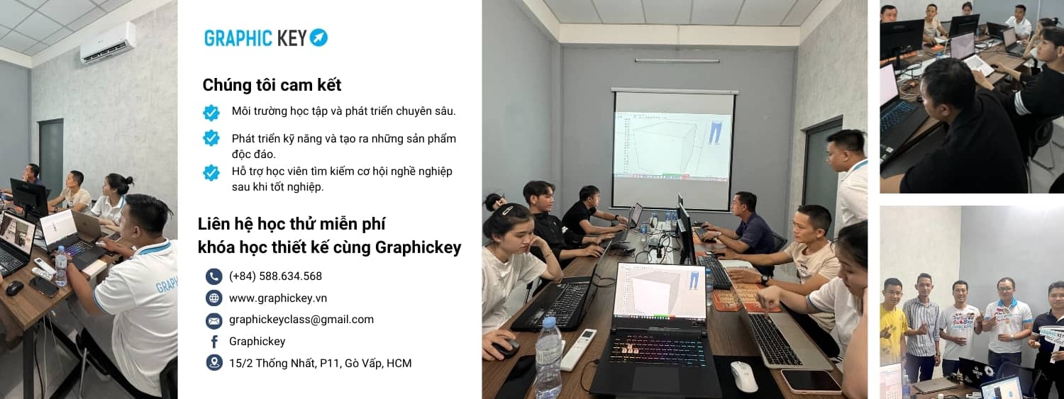Đăng ký khóa học thử miễn phí tại Graphic Key