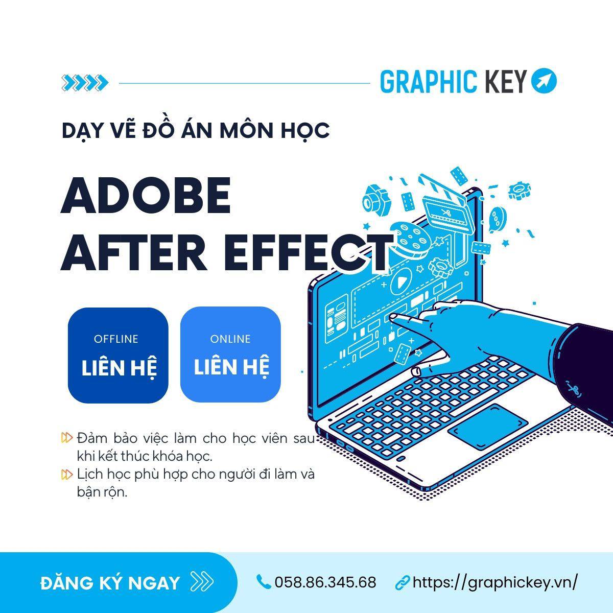 Dạy Vẽ Đồ Án Môn Adobe After Effect | Graphic Key