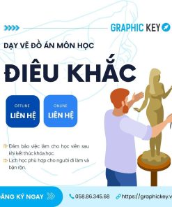 Dạy Vẽ Đồ Án Môn Điêu Khắc | Graphic Key