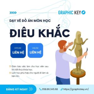 Dạy Vẽ Đồ Án Môn Điêu Khắc | Graphic Key