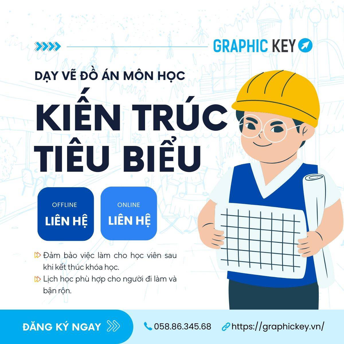 DẠY VẼ MÔN ĐỒ ÁN KIẾN TRÚC TIÊU BIỂU