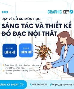 Dạy Vẽ Đồ Án Môn Sáng Tác Và Thiết Kế Đồ Đạc Nội Thất | Graphic Key