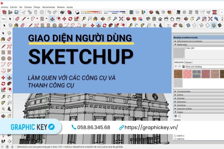 Giao diện người dùng SketchUp