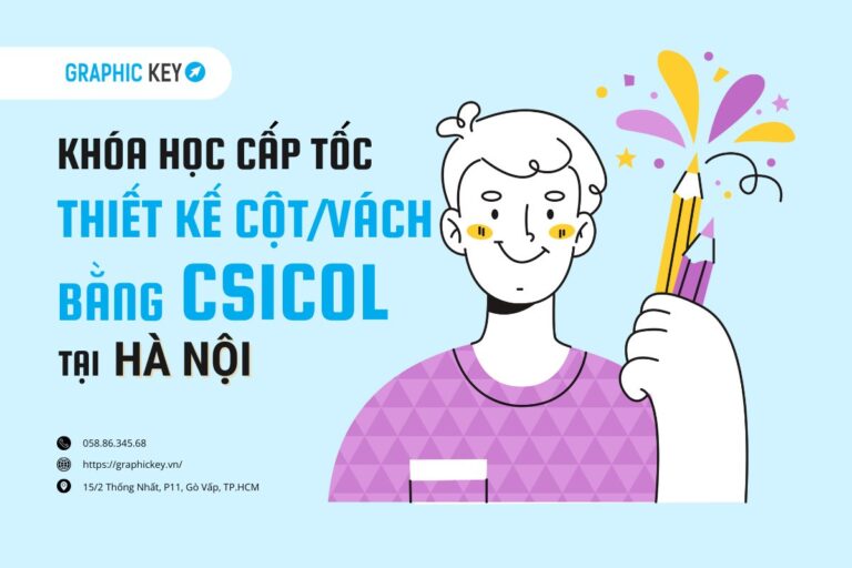 khóa thiết kế cột/ vách bằng Csicol tại Hà Nội