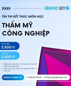 Ôn thi kết thúc môn Thẩm mỹ công nghiệp