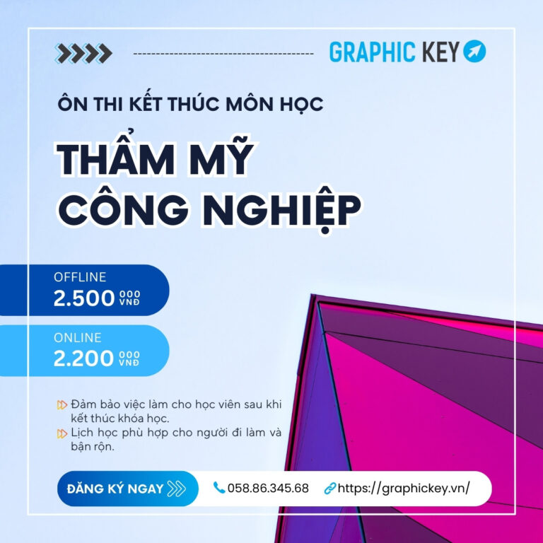 Ôn thi kết thúc môn Thẩm mỹ công nghiệp