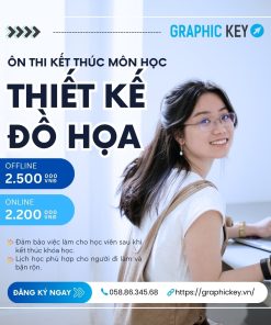 Ôn thi kết thúc môn thiết kế đồ họa tại Graphic Key