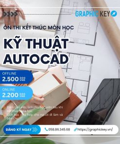 Ôn thi kết thúc môn Vẽ kỹ thuật AutoCAD