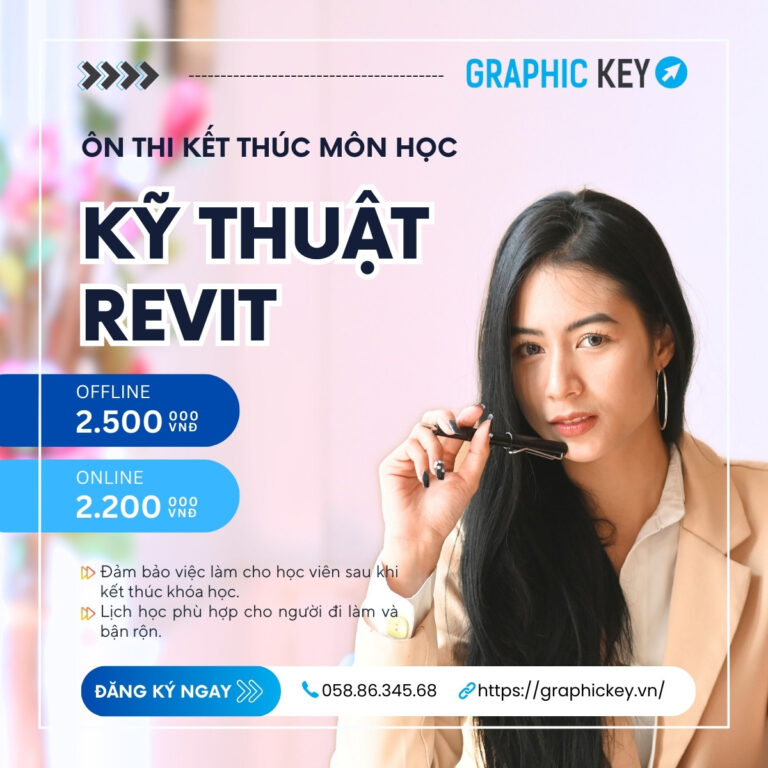 Ôn thi kết thúc môn Vẽ kỹ thuật Revit