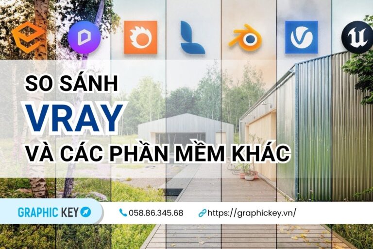 Vray với Các phần mềm render khác