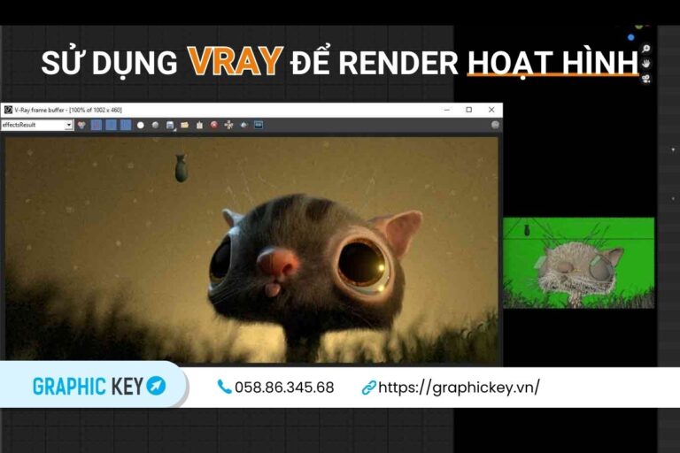 Sử dụng Vray để render hoạt hình