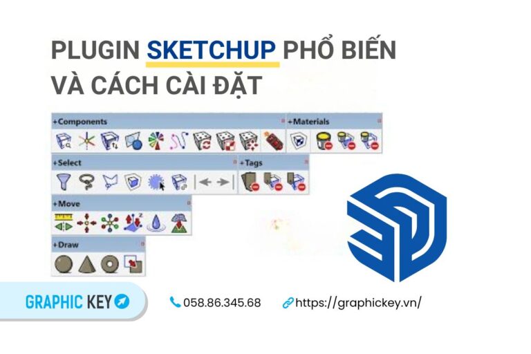 Sử dụng các plugin trong SketchUp