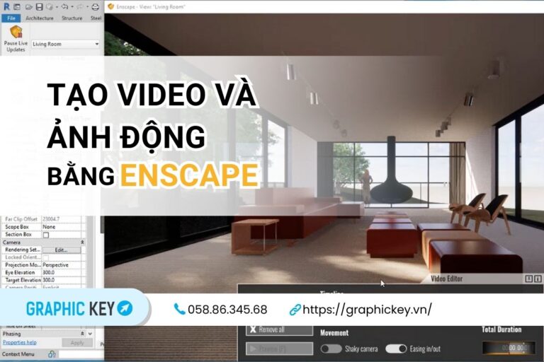 Tạo video và hình ảnh động với Enscape