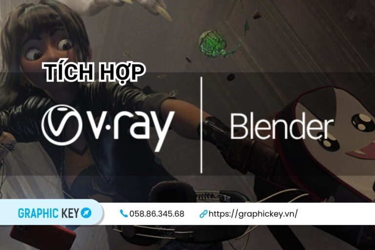tích hợp Vray và Blender