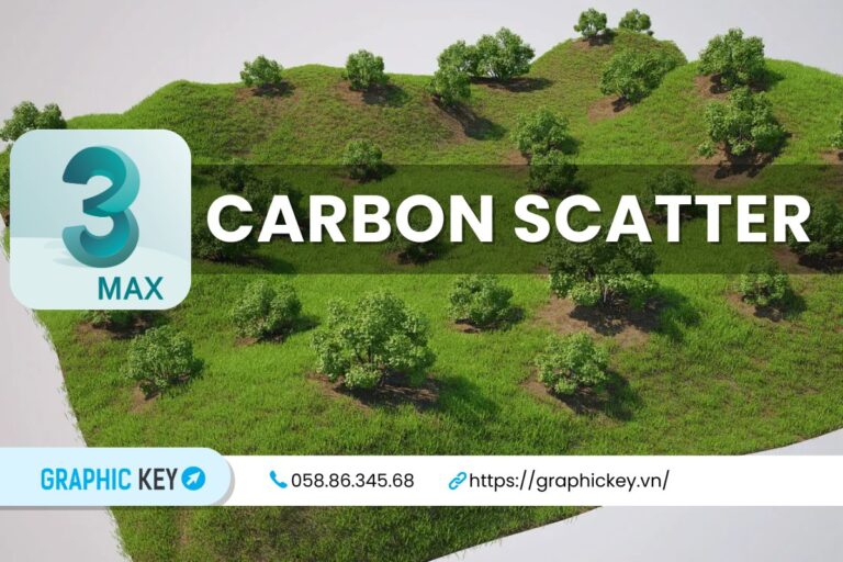 Plugin phân tán cây cối và thảm thực vật trên cảnh lớn trong 3DsMax