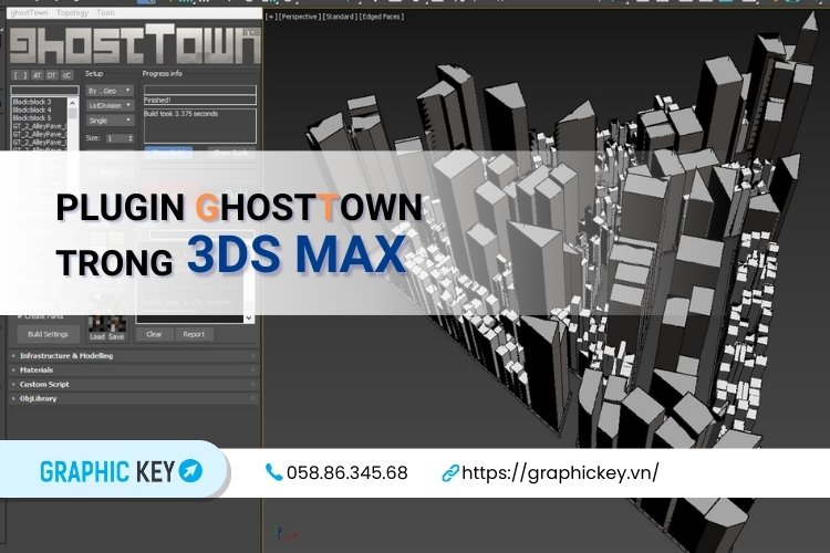 Plugin tạo thành phố và cảnh quan đô thị trong 3DsMax