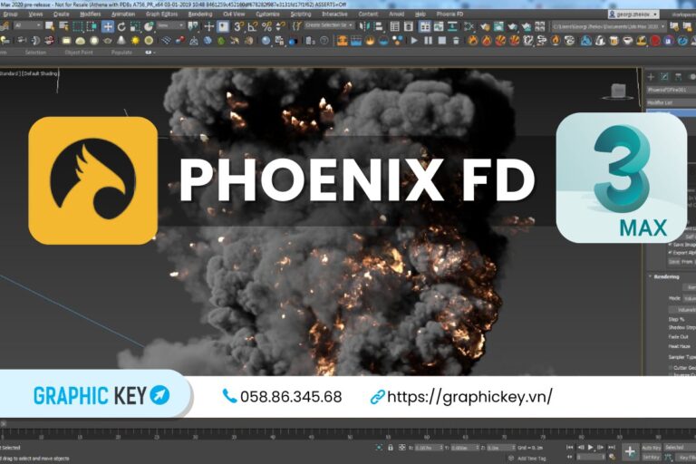 Plugin Phoenix FD tạo các hiệu ứng lửa, nước, khói trong nhà máy 3DsMax