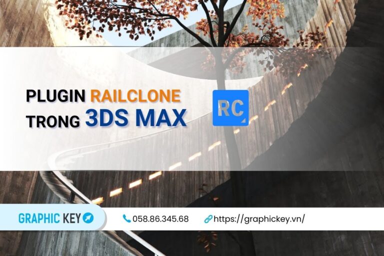 Plugin RailClone cho 3DsMax